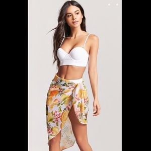 Fruit Graphic Swim Cover-Up